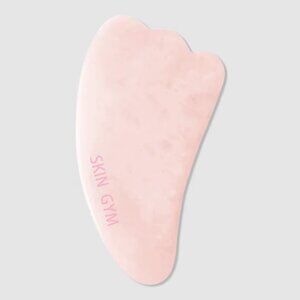 Skin Gym Rose Quartz Gua Sha Sculpty Crystal Beauty Tool NEW